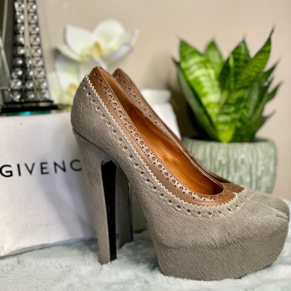 GIVENCHY “killer heels” PONY HAIR PUMPS